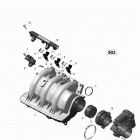 SPARK 02- air intake manifold and throttle body - 900-900 ho a...