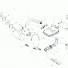 GTX 01- exhaust system - without suspension, engine 300