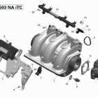 GTX 02- air intake manifold and throttle body - 155