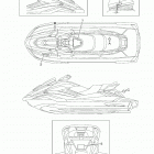 FX HO (FB1800U) Наклейки предупреждения
