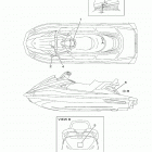 VX LIMITED (VX1050FU) Наклейки предупреждения