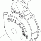 A04RB42AA RANGER 2X4,4X4,6X6 Кожух маховика