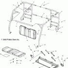 A04RB42AA RANGER 2X4,4X4,6X6 Cab frame