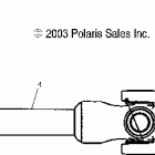 A04RB42AA RANGER 2X4,4X4,6X6 Задний кардан