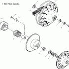 A04RB42AA RANGER 2X4,4X4,6X6 Привод сцепления