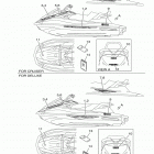 VX CRUISER VX1050BS VX DELUXE (VX1050AS/VX1050BS) Наклейки