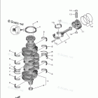F90JB Crankshaft Piston