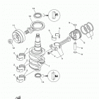 T25LA 0117 Коленчатый вал и Поршень