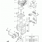 F200XA 0117 Корпус дроселя в сборе