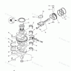 F200LCA Crankshaft Piston