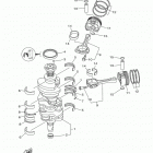 LF225XCA Коленчатый вал и Поршень