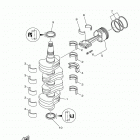 F75LA Коленчатый вал и Поршень