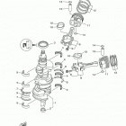 F250XA Коленчатый вал и Поршень