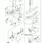 F300NCA Lower casing drive 4