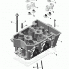 001 - RYKER STD 600 ACE 01 rotax - engine - cylinder head - 600 ace