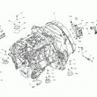 001 - RYKER STD 600 ACE 01- engine - support - 600 ace