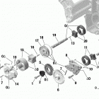 001 - RYKER STD 600 ACE 01 rotax - engine - lubrication - oil pump - 600 ace
