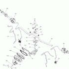 002 - RYKER STD 900 ACE 07- steering - handlebar   /   cluster support