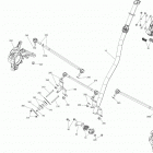 002 - RYKER STD 900 ACE 07- steering - column   /   tie rods   /   knuckles