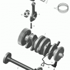 F3 01- crankshaft, pistons and balance shaft - all models