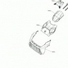 002 - RYKER STD 900 ACE 09- body - hood   /   grill   /   upper body