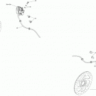 001 - RYKER STD 600 ACE 06- hydraulic brake - front all