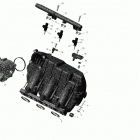 RT Коллектор воздухозаборника и корпус дросселя