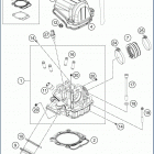 2020 FX 450 ENGINE Головка цилиндров