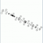 2019 TC 85 ENGINE Трансмиссия-ведомый вал