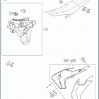 2019 TE 300i CHASSIS Tank, seat
