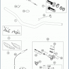 2019 TC 125 CHASSIS Руль