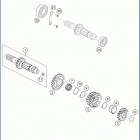 2019 FC 450 ENGINE Трансмиссия-ведомый вал