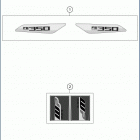 2019 FE 350 CHASSIS Наклейки