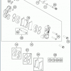 2020 TC 65 CHASSIS Передний суппорт