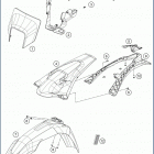 2019 TE 300i CHASSIS Обтекатель , крылья