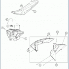 2020 FX 350 CHASSIS Tank, seat