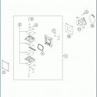 2019 TE 150 ENGINE Reed val ve case