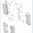 2019 TE 300i ENGINE Система охлаждения