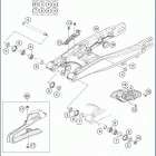 2019 TC 85 17_14 CHASSIS Бугель