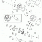 2019 TC 65 ENGINE Цилиндр,головка цилиндров