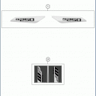 2019 FE 250 CHASSIS Наклейки