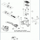 2019 TC 250 CHASSIS Front brake control