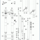 2019 TC 85 17_14 CHASSIS Передняя вилка