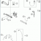 2019 FE 250 CHASSIS Панель приборов