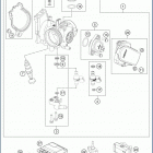 2020 FX 450 ENGINE Корпус Дросселя
