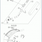 2019 TC 125 CHASSIS Глушитель