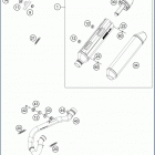 2019 FE 250 CHASSIS Глушитель