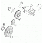 2020 FX 450 ENGINE Электрический стартер