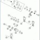 2019 TC 250 ENGINE Механизм переключения