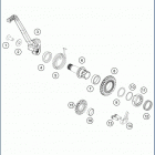 2019 TE 150 ENGINE Кик стартер